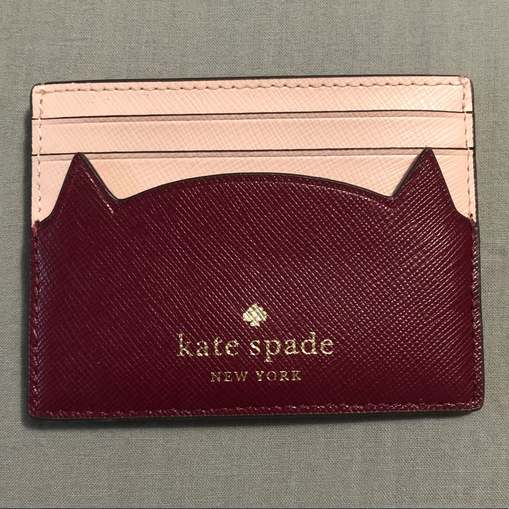 Kate Spade Meow Cat Small Cardholder